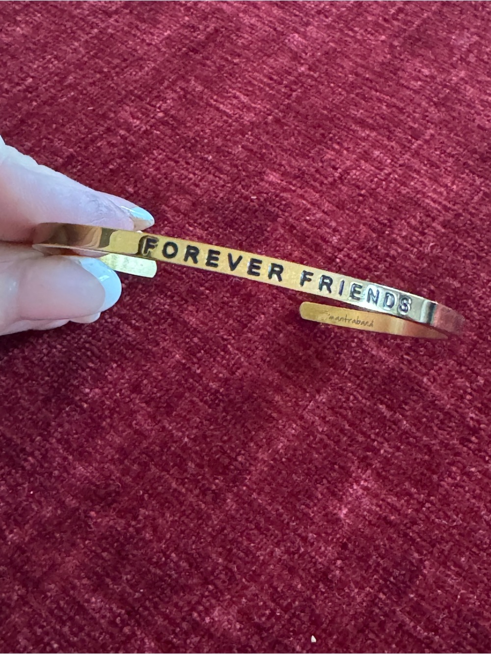 Mantraband Gold Plated
Forever Friends Cuff bracelet
